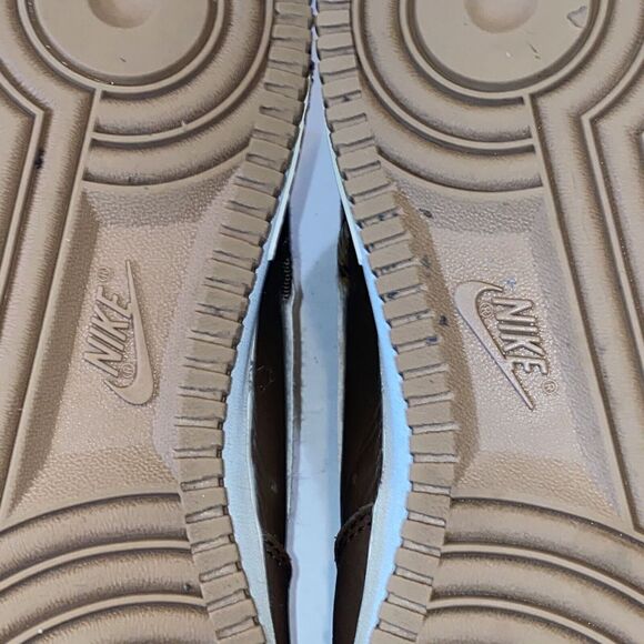 Nike AIR FORCE 1'07 MEN'S LX CACAO PLAID CASUAL BROWN IVORY DV0791-200 SIZE 10.5 - Picture 11 of 16